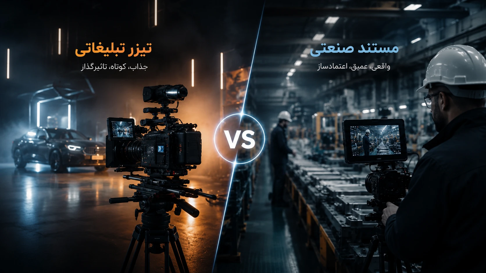 تفاوت تیزر تبلیغاتی و مستند صنعتی